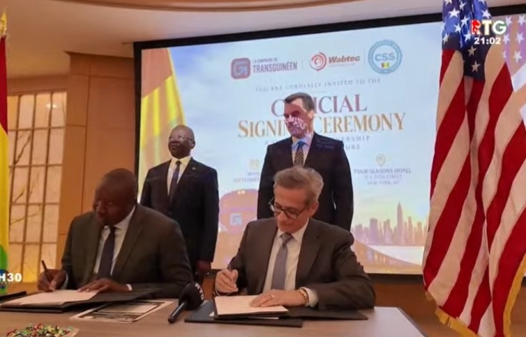 Un géant américain se positionne en Guinée : Un contrat de 1,2 milliard de dollars signé à New-York